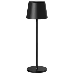 Müller Licht tint LED-Akku-Tischleuchte Dalia, Alu, schwarz