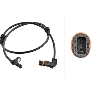 Sensor Raddrehzahl 2-polig Hallsensor 745 mm Kabel HELLA für u.a. MB GLK-KLASSE günstig