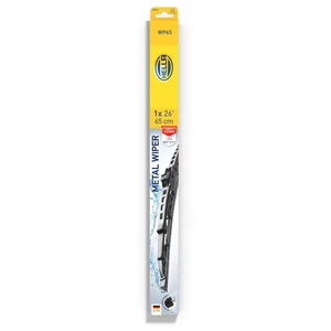Hella 9XW, Scheibenwischerblatt, Schwarz, Gummi, 650 mm, Karton mit Au...