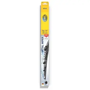 Hella 9XW, Scheibenwischerblatt, Schwarz, Gummi, 450 mm, Karton mit Au...