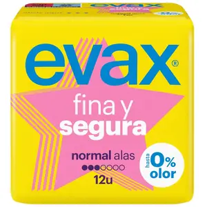 Evax Gut Und Sicher Normale Flügel Komprimiert 12 Einheiten One Size günstig