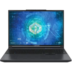 Captiva Highend Gaming I10-1122GE Core i9 RTX 5070 Ti (16", 4000 GB, 64 GB, DE, Intel Core i9-14900HX), Notebook, Schwarz