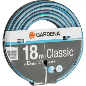 Gardena 18002-20, 18 m, Schwarz, Grau, Orange, PVC, 22 bar, 1,3 cm