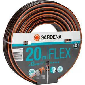 Gardena 18033-20, 20 m, Schwarz, Grau, Orange, Nur der Schlauch, 25 bar, 1,3 cm, 1/2 günstig