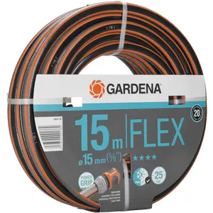 Gardena 18041-26, 15 m, Über Boden, Grau, Orange, 25 bar, 1,5 cm, 1 St... günstig