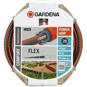Gardena 18045-26, 25 m, Schwarz, Orange, 25 bar, 1,5 cm