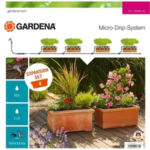 Gardena, Bewässerungssystem, MDS Erweiterungsset Pflanztröge (Tropfbewässerung Set) günstig