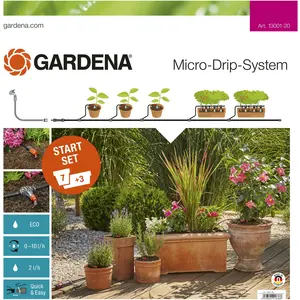 Gardena, Bewässerungssystem, MDS Start-Set Pflanztöpfe (Tropfbewässerung Set) günstig