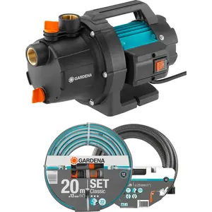 Gardena 9011-47, 600 W, AC, 3,5 bar, 3000 l/h, Schwarz, Grün