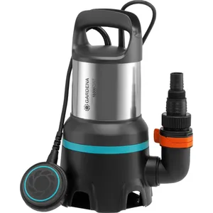Gardena 16000, 450 W, 0,7 bar, 16000 l/h, IPX8, Schwarz, Edelstahl