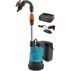 GARDENA Akku-Regenfasspumpe 2000/2 18V P4A Ready-To-Use Set 14602-61