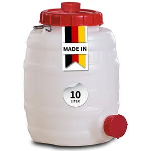 Graf Kanister Universal-Fass 10 Liter rund aus lebensmittelechten PE günstig