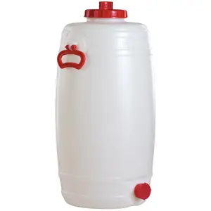 Graf, Lagerbehälter, Fass rund stehend 50 Liter weiss günstig