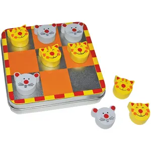 small foot Tic Tac Toe Katz und Maus (Deutsch, 2 Spieler)