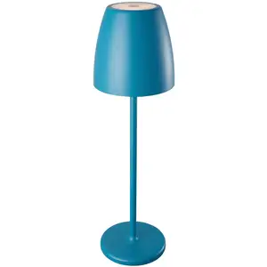 Megatron Tavola LED-Akku-Tischleuchte, petrol