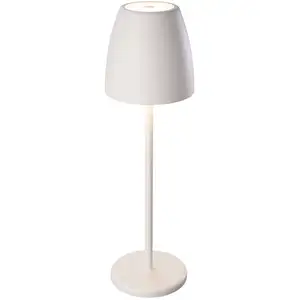Megatron Tavola LED-Akku-Tischleuchte, weiß