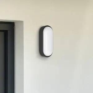 MEGATRON LED-Außenwandlampe Zella Neo XL Sensor schwarz IP54