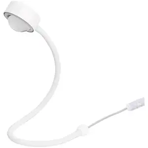 LIGHTME Tischleuchte Powerlens Snake, weiß, Flexarm günstig