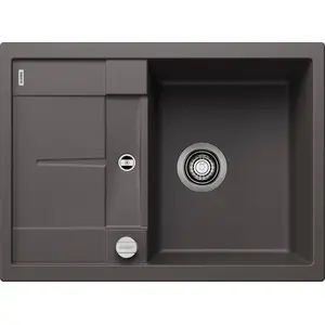 BLANCO METRA 45 S Compact, Schrankwaschbecken, Silgranit, Grau, Doppelseitig, 45 cm, Deutschland günstig