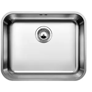 BLANCO SUPRA 500-U, Unterbauspüle, Rechteckig, Edelstahl, Edelstahl, 1 Becken, 500 x 400 mm günstig