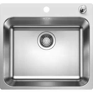 Blanco Supra 500-IF/A R12 Bürstfinish - 526355 Edelstahlspüle günstig