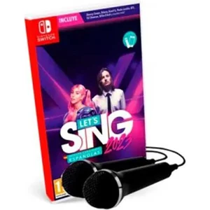 Nintendo Games Switch Let´s Sing 2023+ Mics Silber PAL Silber PAL