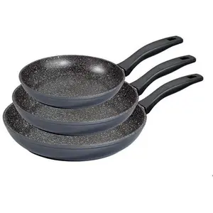 Stoneline Pfanne 3er-Set 6882 Braten, Durchmesser 16/20/24 cm, Für Ind...