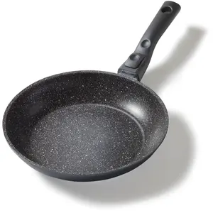 Stoneline 19046 Bratpfanne, 24 cm max. Durchmesser, Gusseisen/Gussalum...