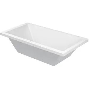 Duravit, Badewanne, Rechteck-Badewanne STARCK X 1800x900mm, 2 Rückenschrägen weiss (252 l, 180 cm, 90 cm) günstig