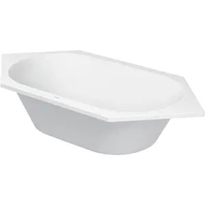 Duravit, Badewanne, Sechseckbadewanne D-Code 90 x 190 cm weiss glatt 700138000000000 (140 l, 190 cm, 90 cm) günstig