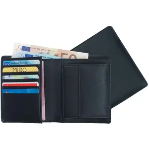 Alassio Kombibörse Hochformat 12x10,2cm Leder schwarz günstig