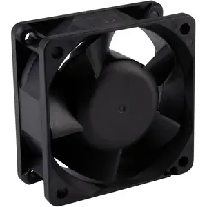 Wallair Niedervolt Axial-Lüfter (40 mm, 1x), PC Lüfter, Schwarz