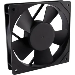 Wallair Niedervolt Axial-Lüfter (80 mm, 1x), PC Lüfter, Schwarz