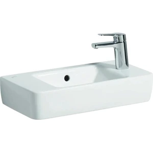 GEBERIT Handwaschbecken Renova Compact 50 cm Hahnloch rechts weiß mit KeraTect® Spezialglasur 276150600 günstig