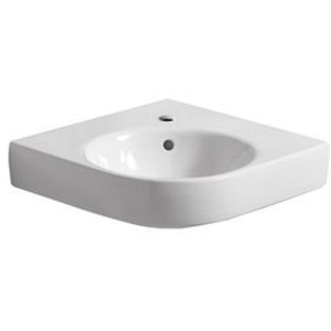 Geberit Eck-Waschtisch Renova Compact 69,5x61,5cm, m Hahnl., m ÜL, we.... günstig