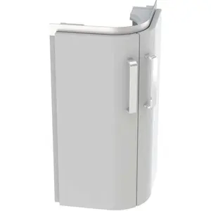 Geberit Eck-Handwaschbeckenunterschrank Renova Compact 42,5x60,4x33cm, 2 Tür., li-grau hgl günstig