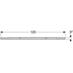 Geberit Lichtspiegelelement Option 120x65x35cm, Beleuchtung beidseitig günstig