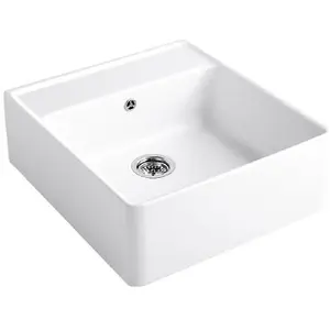 Villeroy & Boch Spülstein Einzelbecken in Weiß Alpin CeramicPlus günstig