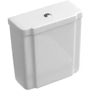 Villeroy & Boch, Toilette + Bidet, Villeroy und Boch Hommage Spülkasten weiss mit CeramicPlus, Spartaste Edelmessing günstig