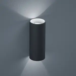 Helestra Swift - LED-Außenwandleuchte graphit IP65