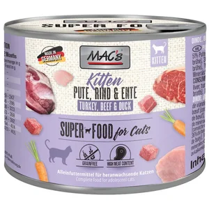 MAC'S Kitten 200 g - 6 Stück, Nassfutter für: Katze