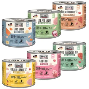MAC'S Multipack Bestseller" 6 x 200 g, Nassfutter für: Katze
