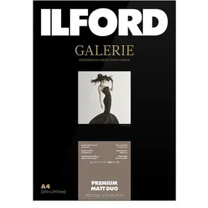 Ilford Galerie Premium Duo Matt 200 g/m² A3+ 50 Blatt (200 g/m², A3+, 50 Stk.), Fotopapier, Weiss günstig