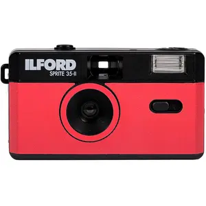 Ilford Sprite 35-II, Analogkamera, Rot, Schwarz günstig