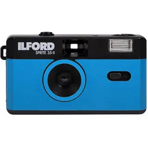 Ilford Sprite 35-II, Analogkamera, Schwarz, Blau
