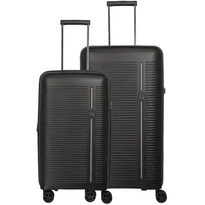 travelite Roomer 4W Trolley-Set M / L M Black schwarz 67cm