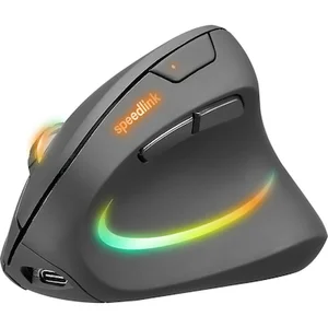 Speedlink PIAVO PRO RGB Vertical Ergonomic Wireless Maus, schwarz