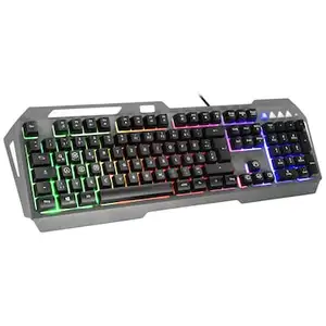 Speedlink LUNERA Metal Rainbow Gaming Keyboard, 5 Modi, schwarz