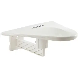 Telestar Antenna 10 LTE (Flachantenne, DAB/ DAB+, DVB-T / -T2, UKW / MW / LW), SAT Spiegel + SAT Antennen, Weiss
