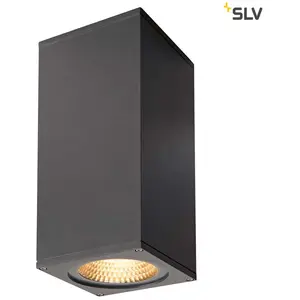 SLV 234515 BIG THEO WALL Outdoor Wandleuchte zweiflammig LED 3000K Flo...